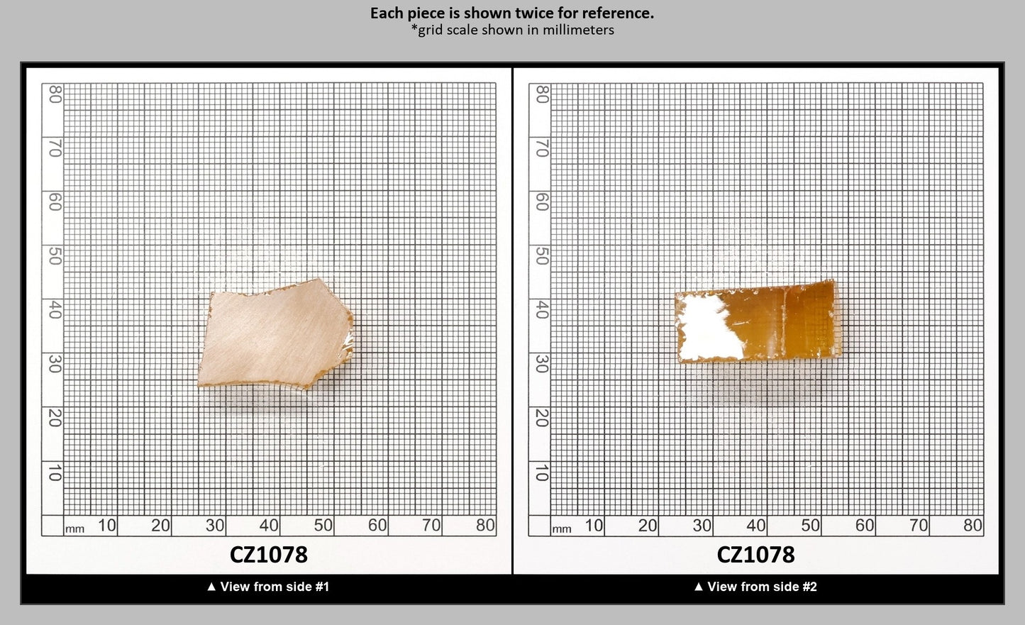 Yellow Cubic Zirconia Faceting Rough for Gem Cutting - Various Sizes : CZ1078