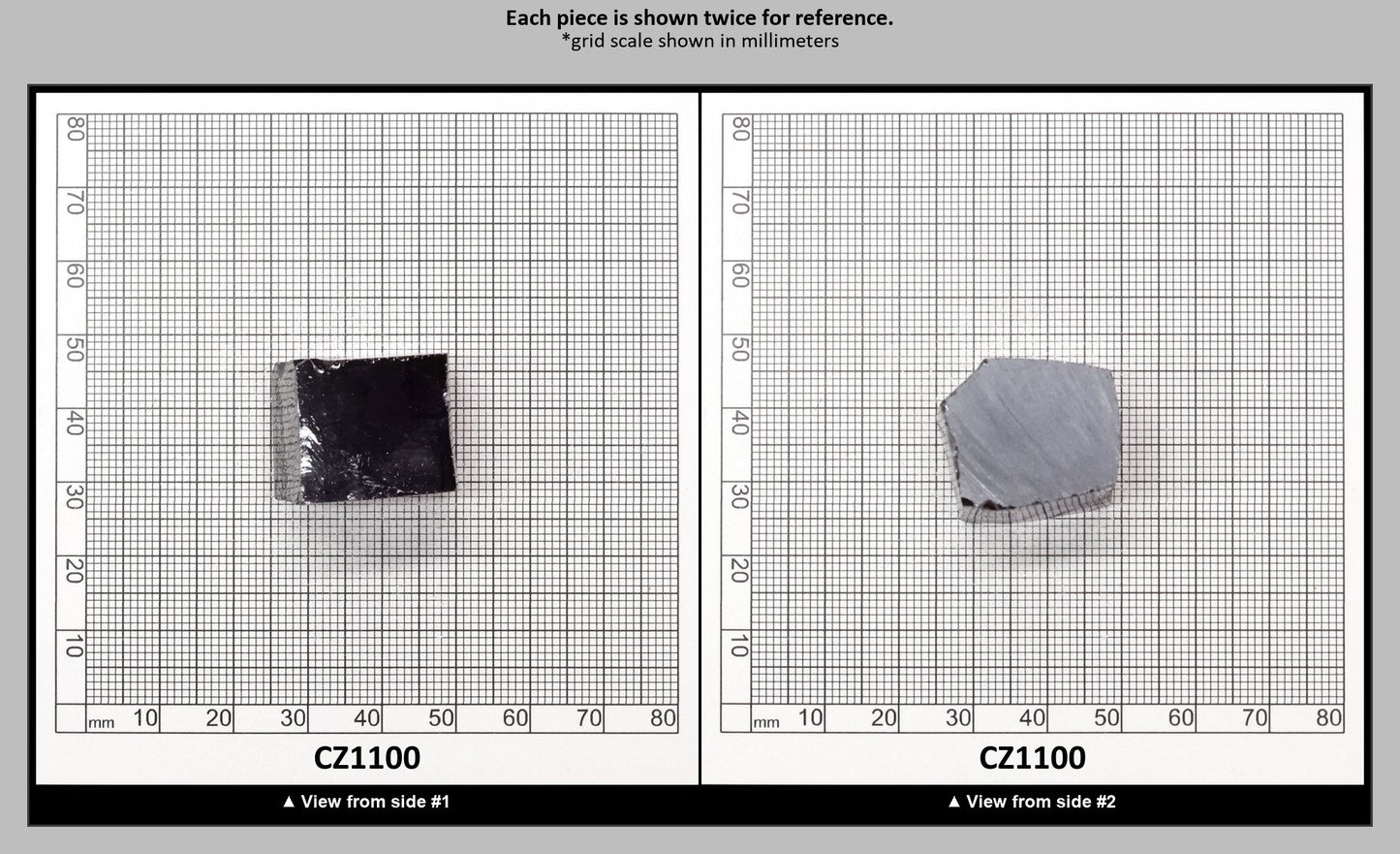 Amethyst Cubic Zirconia Faceting Rough for Gem Cutting - Various Sizes : CZ1100