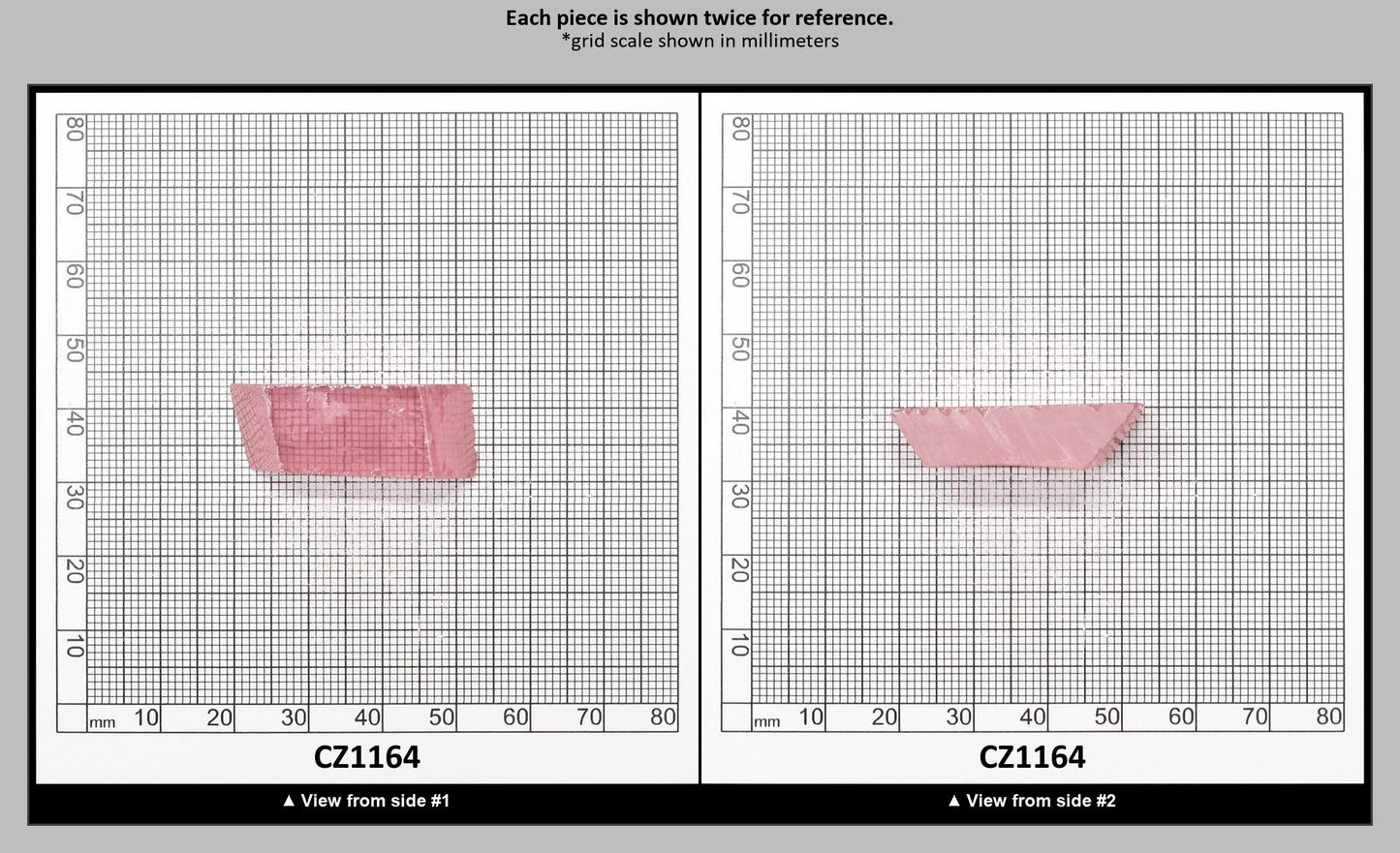 Pink Cubic Zirconia Faceting Rough for Gem Cutting - Various Sizes : CZ1164