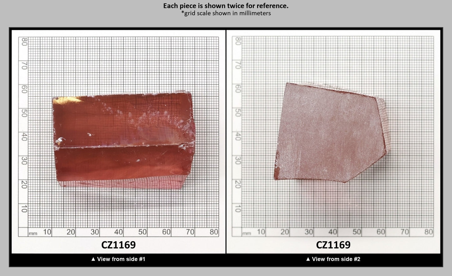 Pink Cubic Zirconia Faceting Rough for Gem Cutting - Various Sizes : CZ1169