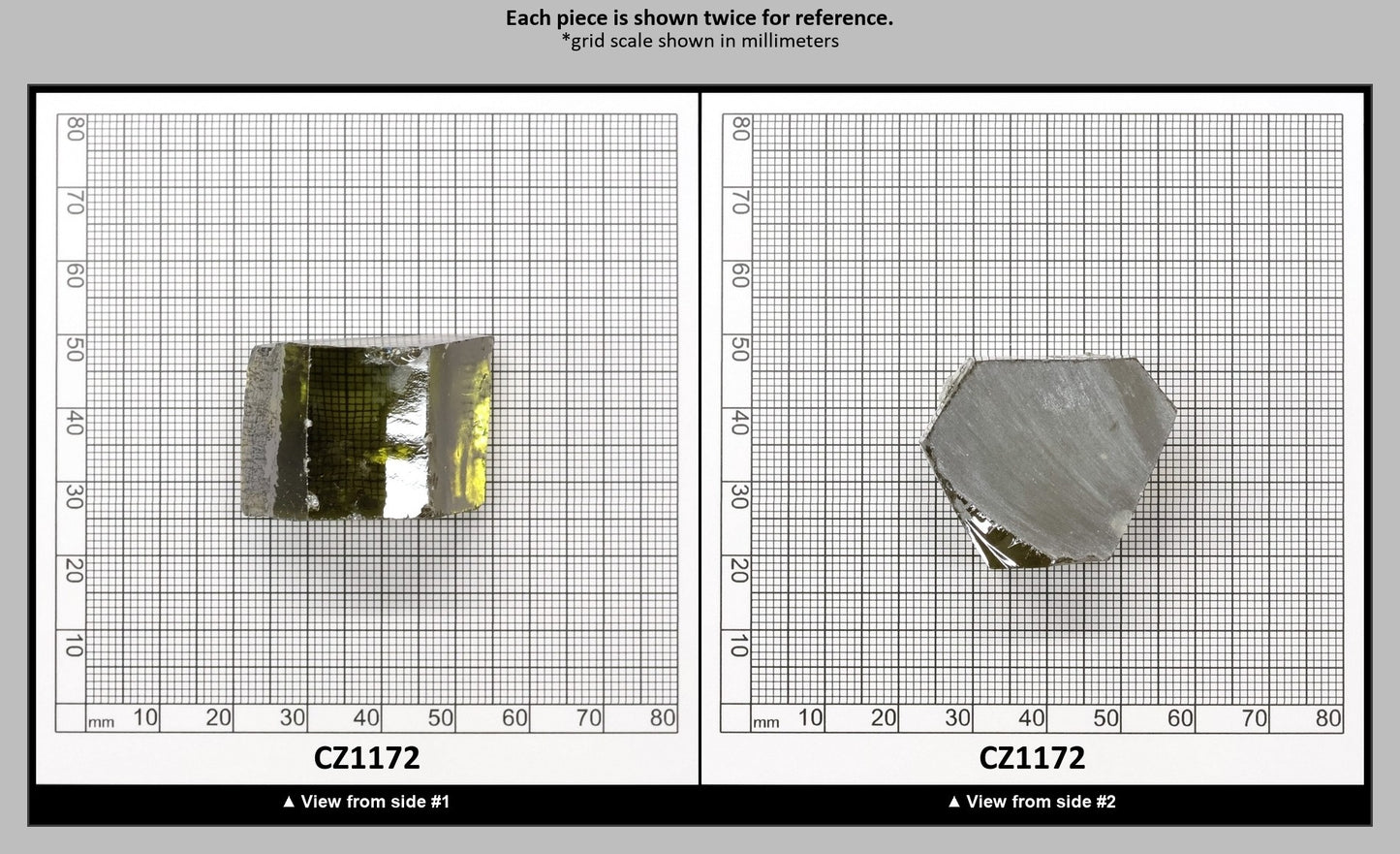 Olive Cubic Zirconia Faceting Rough for Gem Cutting - Various Sizes : CZ1172