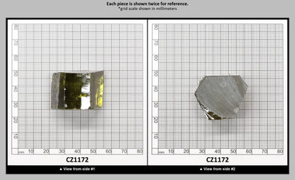 Olive Cubic Zirconia Faceting Rough for Gem Cutting - Various Sizes : CZ1172