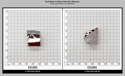 Dark Garnet Cubic Zirconia Faceting Rough for Gem Cutting - Various Sizes : CZ1201