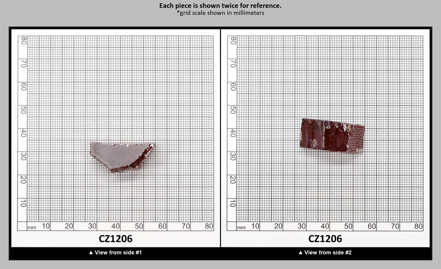 Dark Garnet Cubic Zirconia Faceting Rough for Gem Cutting - Various Sizes : CZ1206