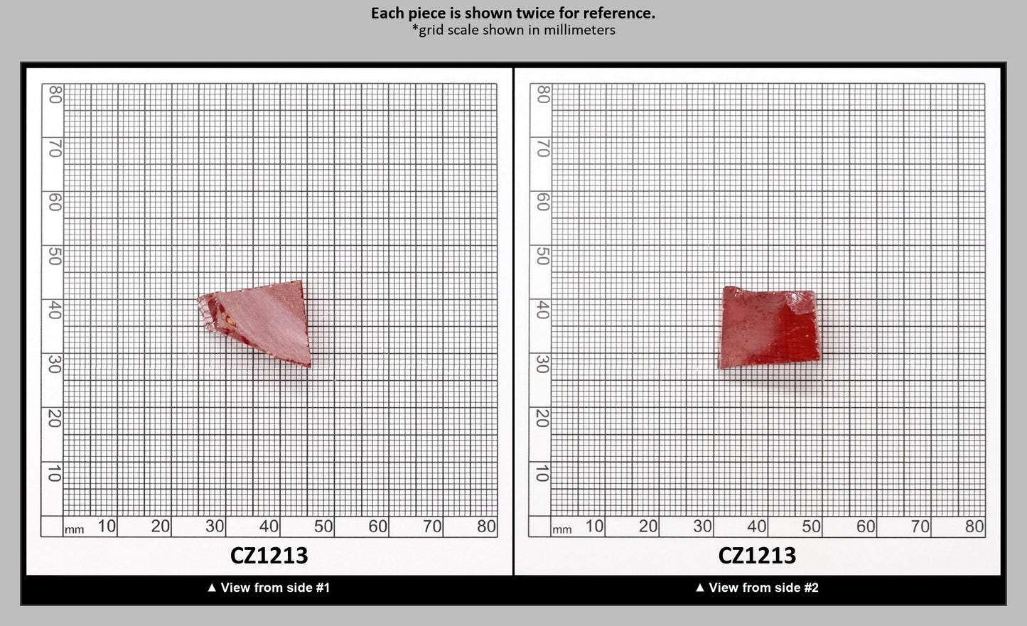 Orange Cubic Zirconia Faceting Rough for Gem Cutting - Various Sizes : CZ1213