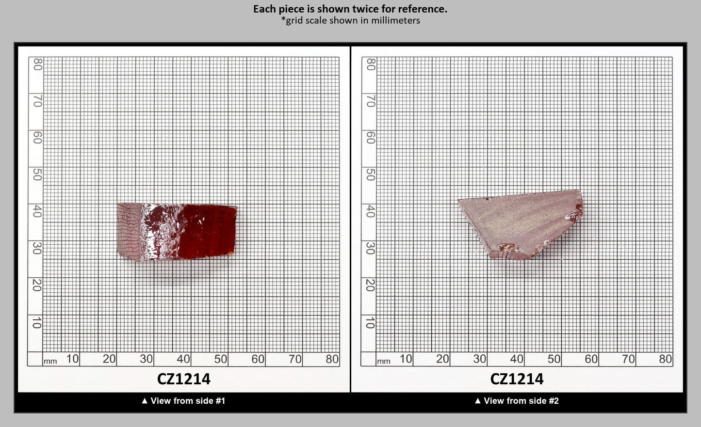 Orange Cubic Zirconia Faceting Rough for Gem Cutting - Various Sizes : CZ1214