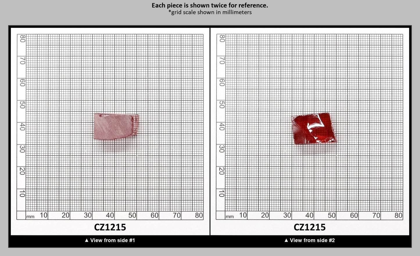 Orange Cubic Zirconia Faceting Rough for Gem Cutting - Various Sizes : CZ1215
