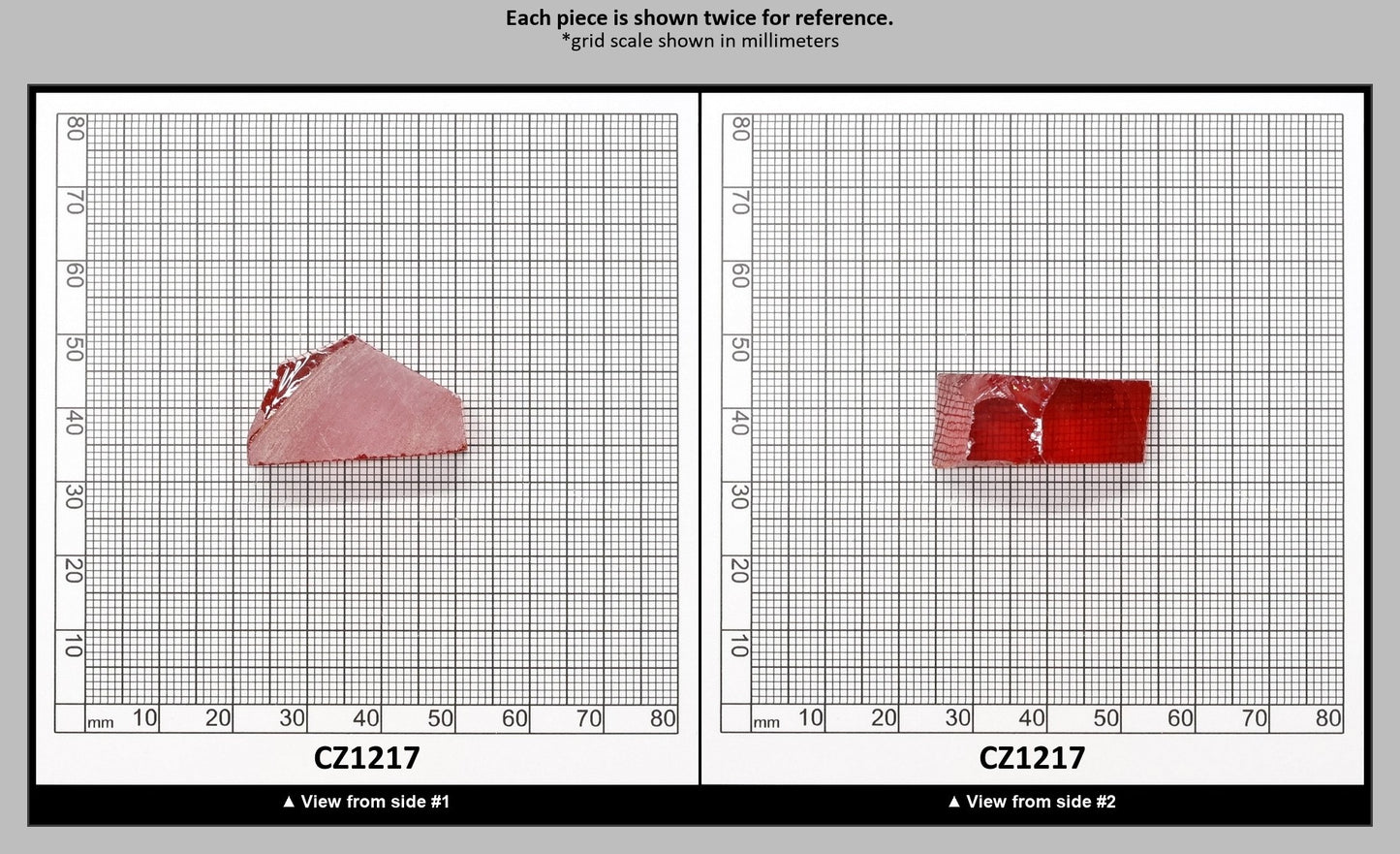 Orange Cubic Zirconia Faceting Rough for Gem Cutting - Various Sizes : CZ1217