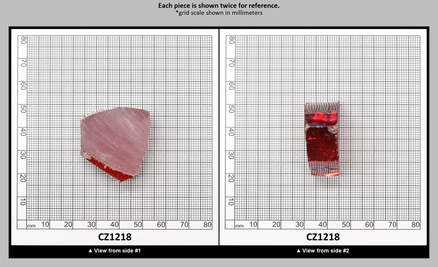 Orange Cubic Zirconia Faceting Rough for Gem Cutting - Various Sizes : CZ1218
