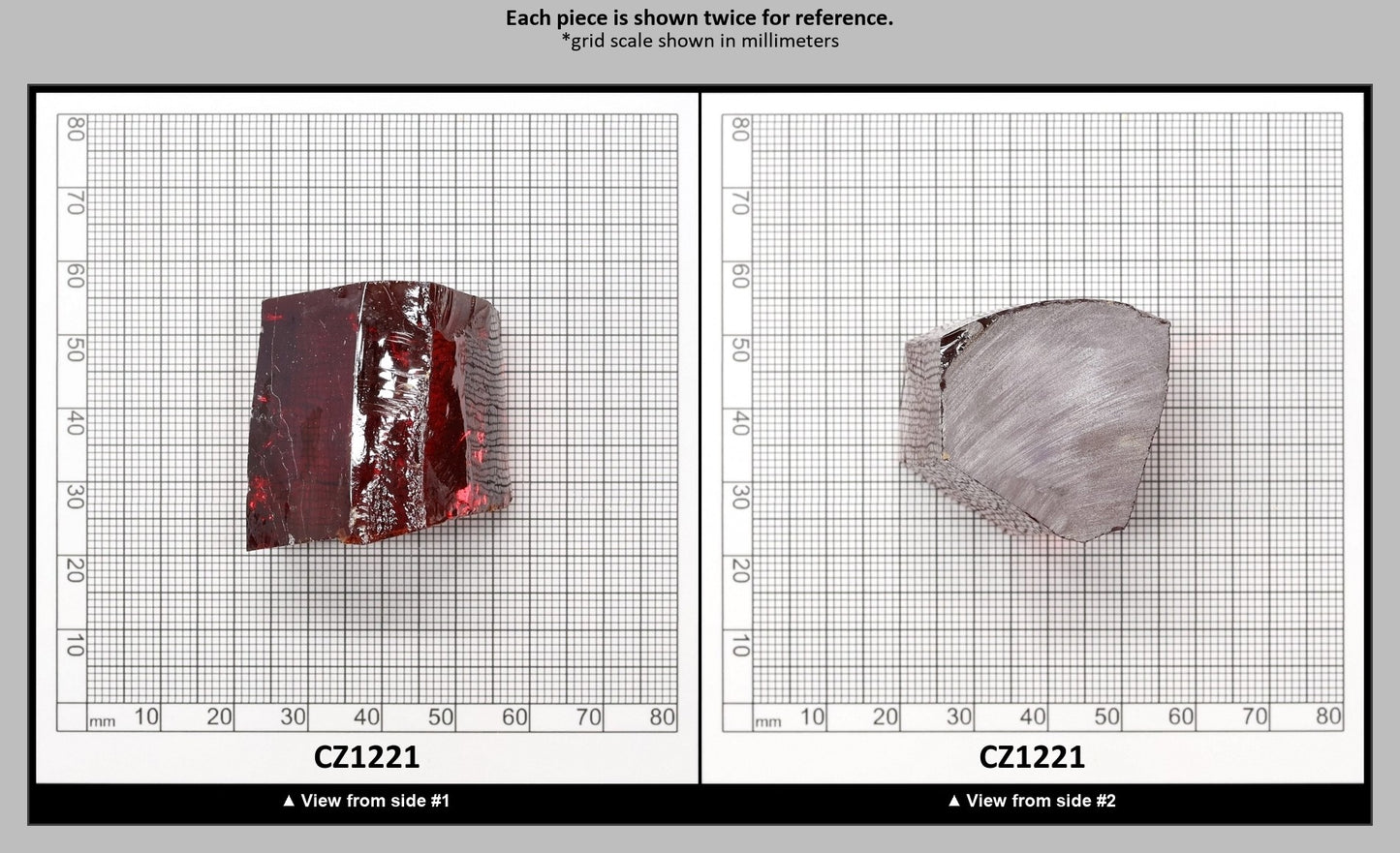 Orange Cubic Zirconia Faceting Rough for Gem Cutting - Various Sizes : CZ1221