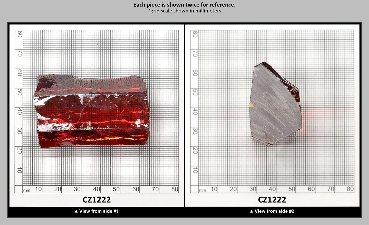 Orange Cubic Zirconia Faceting Rough for Gem Cutting - Various Sizes : CZ1222