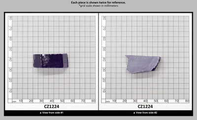 Dark Violet Cubic Zirconia Faceting Rough for Gem Cutting - Various Sizes : CZ1224