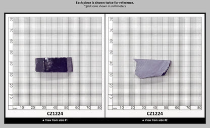 Dark Violet Cubic Zirconia Faceting Rough for Gem Cutting - Various Sizes : CZ1224