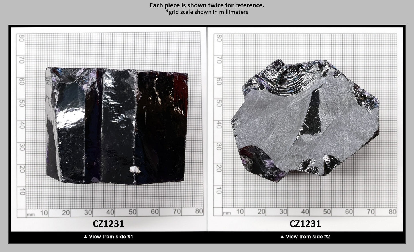 Dark Violet Cubic Zirconia Faceting Rough for Gem Cutting - Various Sizes : CZ1231