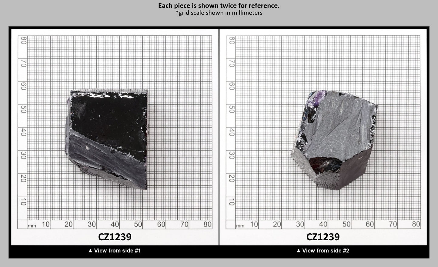 Dark Amethyst Cubic Zirconia Faceting Rough for Gem Cutting - Various Sizes : CZ1239