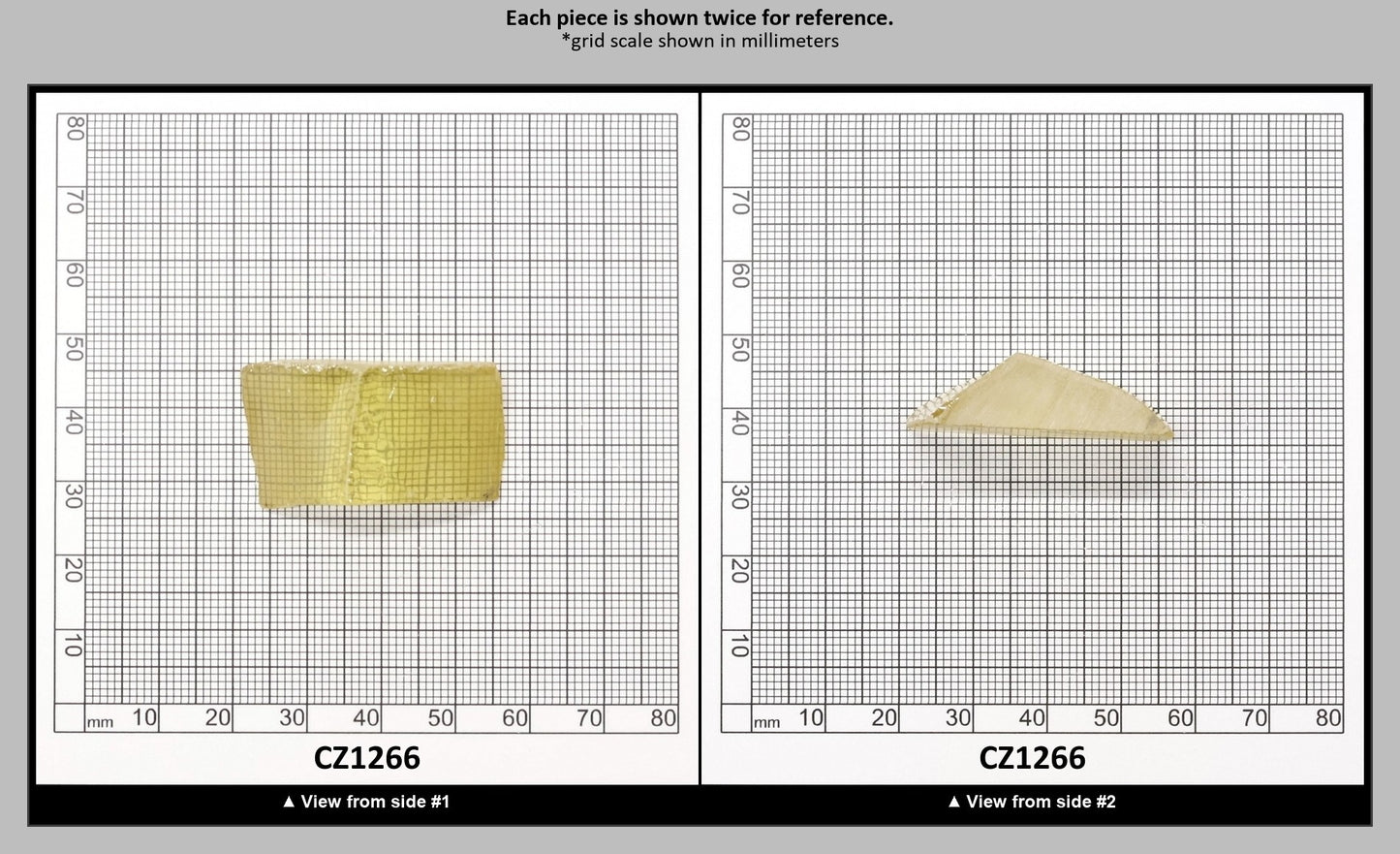 Canary Yellow Diamond Cubic Zirconia Faceting Rough for Gem Cutting - Various Sizes : CZ1266
