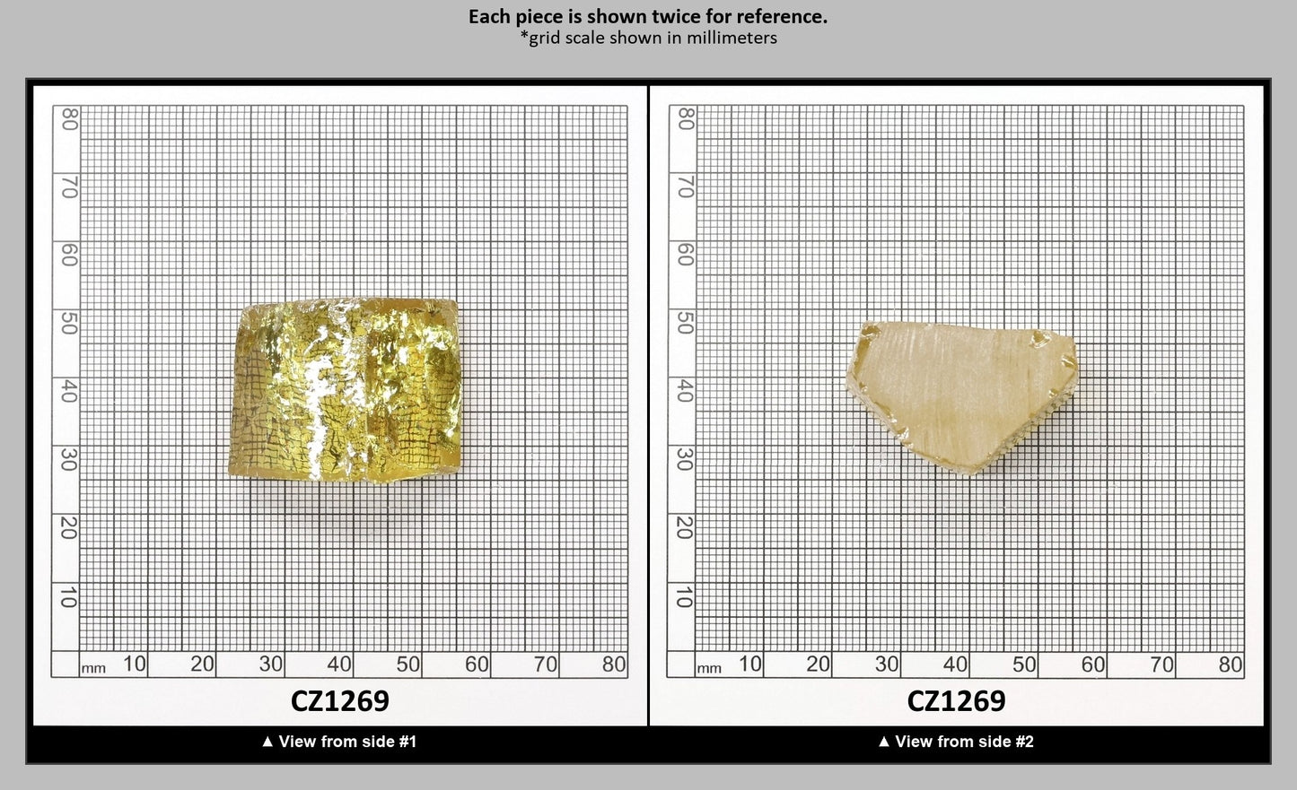 Canary Yellow Diamond Cubic Zirconia Faceting Rough for Gem Cutting - Various Sizes : CZ1269