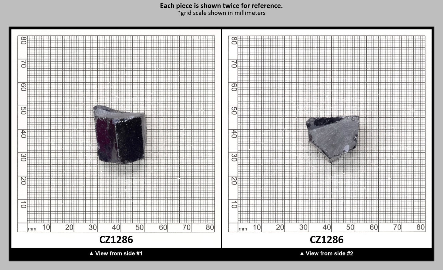 Tanzanite Cubic Zirconia Faceting Rough for Gem Cutting - Various Sizes : CZ1286