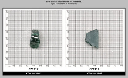 Emerald Cubic Zirconia Faceting Rough for Gem Cutting - Various Sizes : CZ1312
