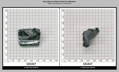 Emerald Cubic Zirconia Faceting Rough for Gem Cutting - Various Sizes : CZ1317