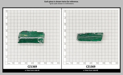 Emerald Cubic Zirconia Faceting Rough for Gem Cutting - Various Sizes : CZ1369