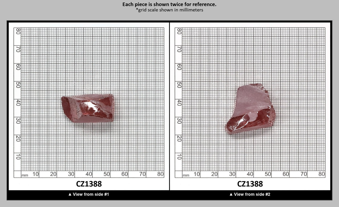Mars Diamond Cubic Zirconia Faceting Rough for Gem Cutting - Various Sizes : CZ1388