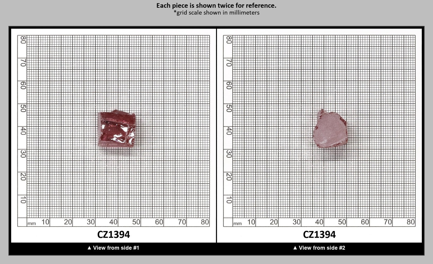 Mars Diamond Cubic Zirconia Faceting Rough for Gem Cutting - Various Sizes : CZ1394
