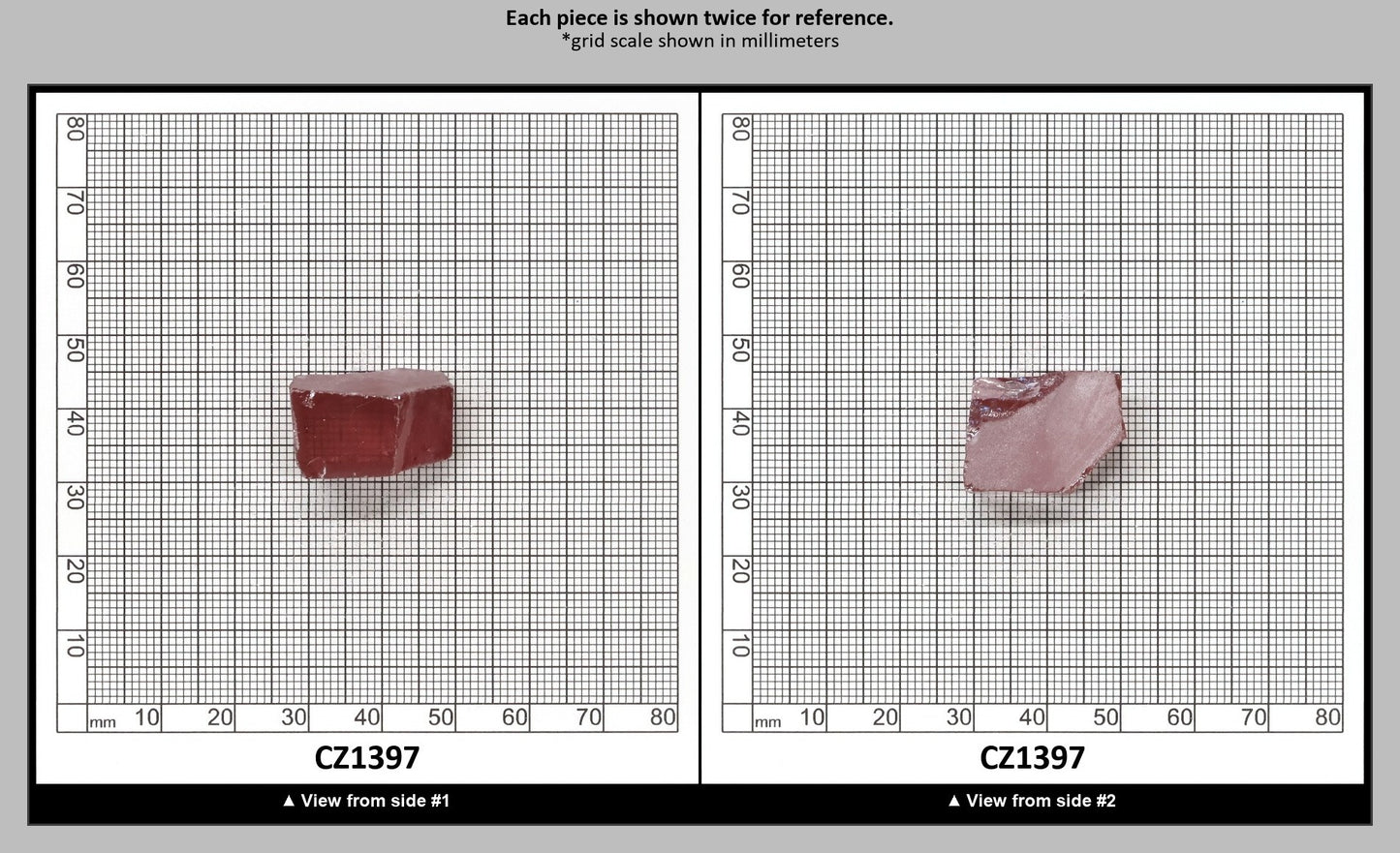 Mars Diamond Cubic Zirconia Faceting Rough for Gem Cutting - Various Sizes : CZ1397
