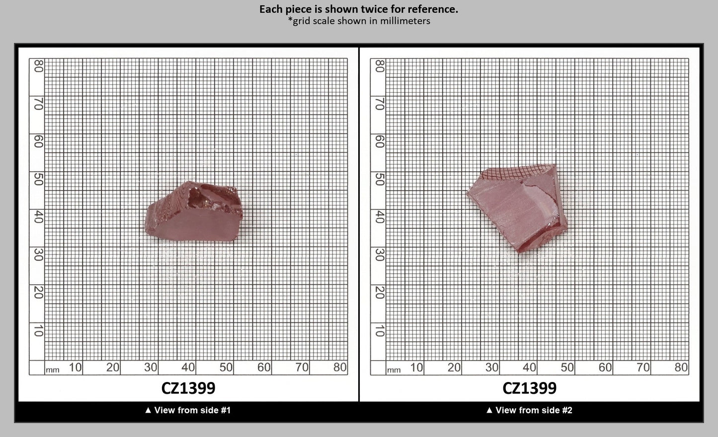Mars Diamond Cubic Zirconia Faceting Rough for Gem Cutting - Various Sizes : CZ1399