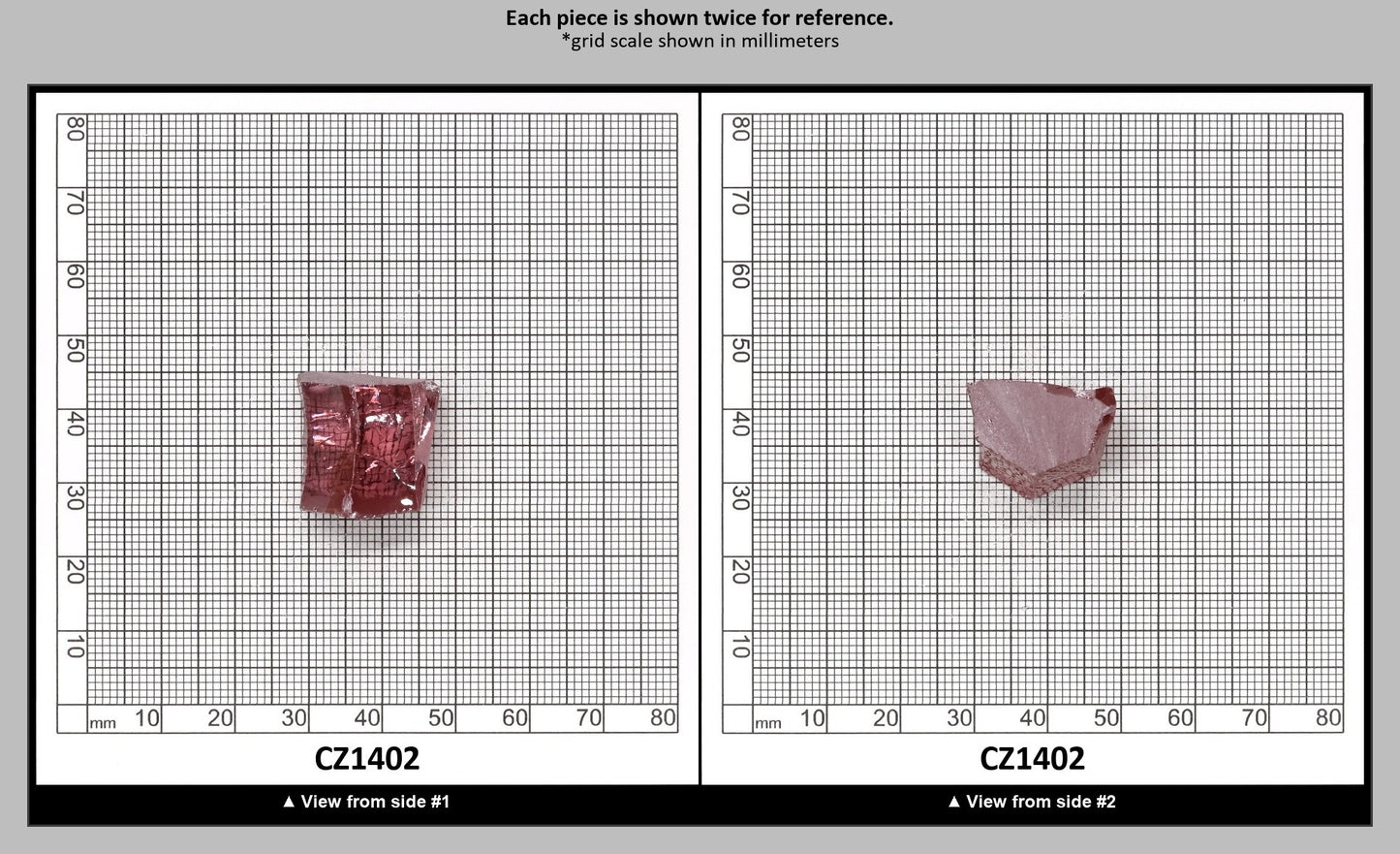 Mars Diamond Cubic Zirconia Faceting Rough for Gem Cutting - Various Sizes : CZ1402