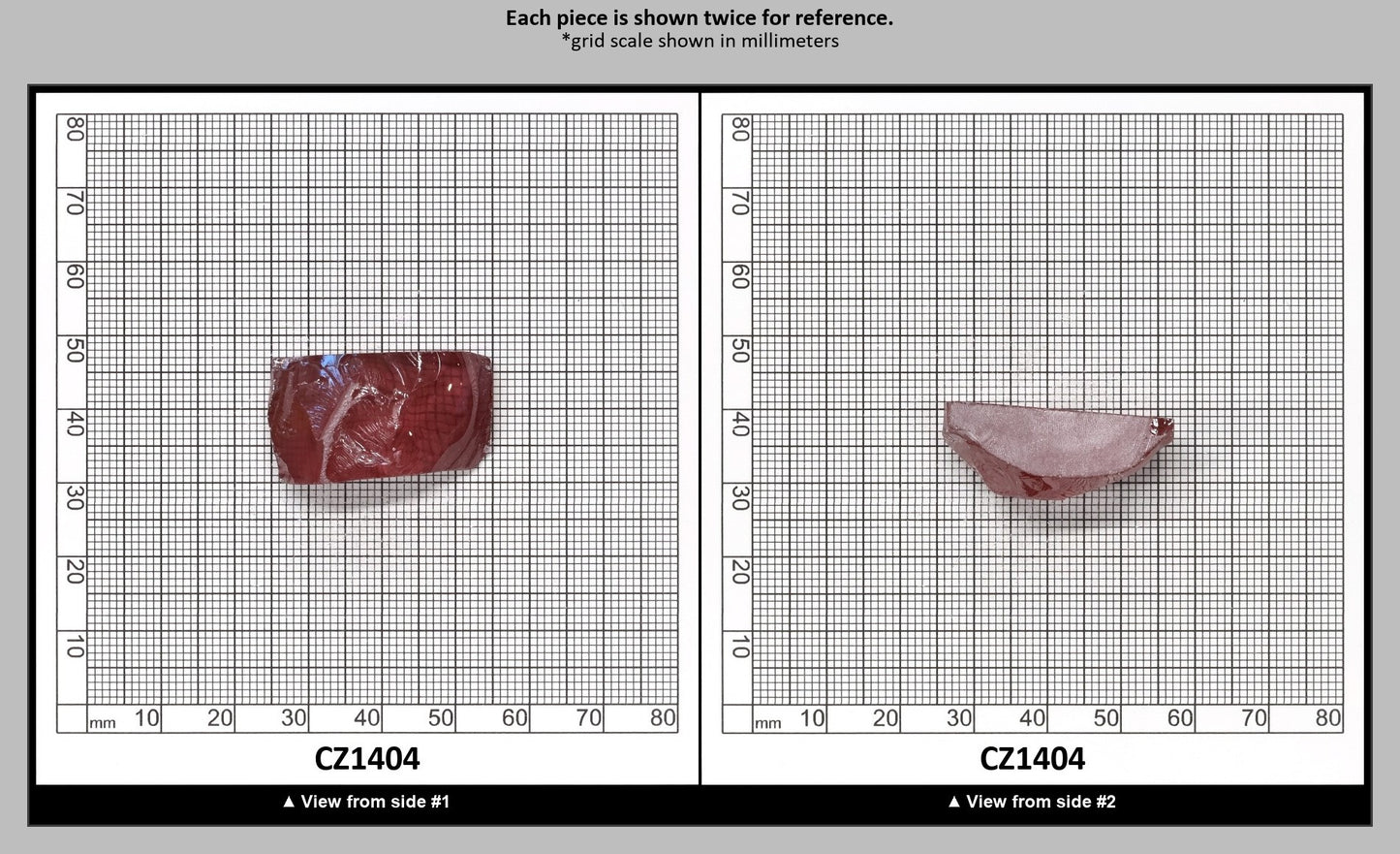 Mars Diamond Cubic Zirconia Faceting Rough for Gem Cutting - Various Sizes : CZ1404