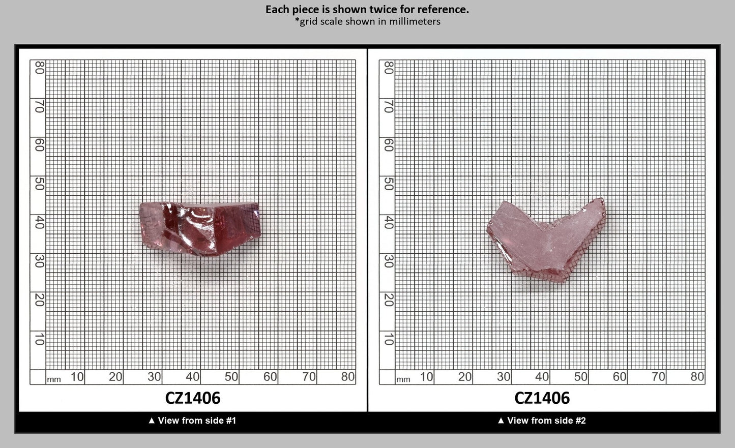 Mars Diamond Cubic Zirconia Faceting Rough for Gem Cutting - Various Sizes : CZ1406