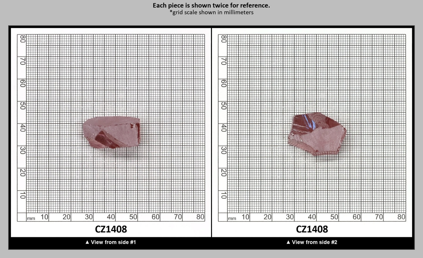Mars Diamond Cubic Zirconia Faceting Rough for Gem Cutting - Various Sizes : CZ1408