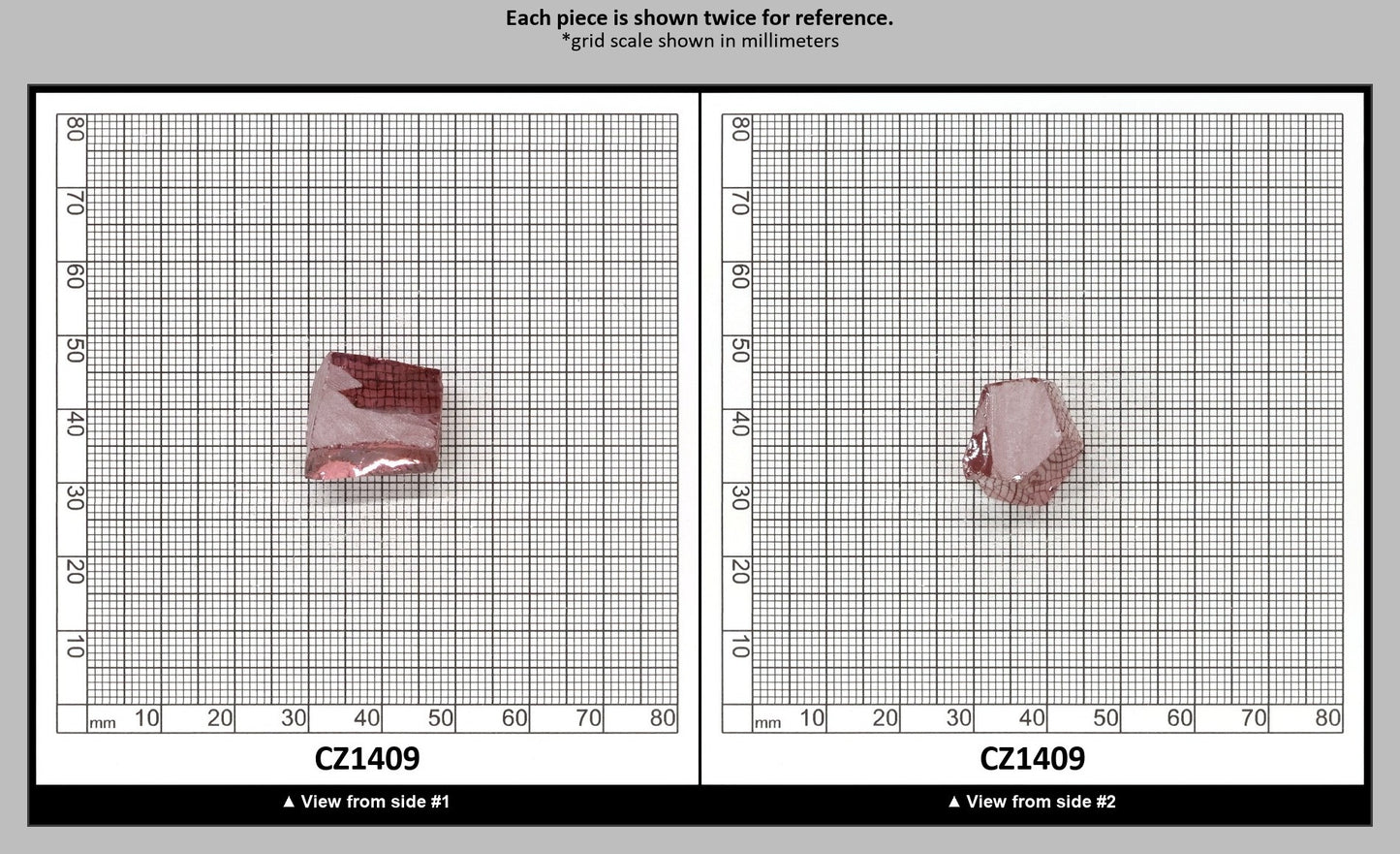 Mars Diamond Cubic Zirconia Faceting Rough for Gem Cutting - Various Sizes : CZ1409