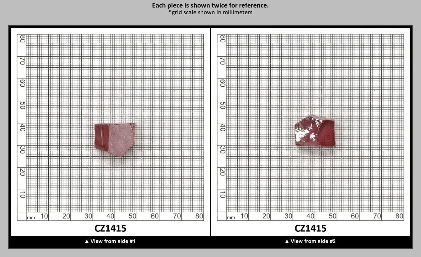 Mars Diamond Cubic Zirconia Faceting Rough for Gem Cutting - Various Sizes : CZ1415