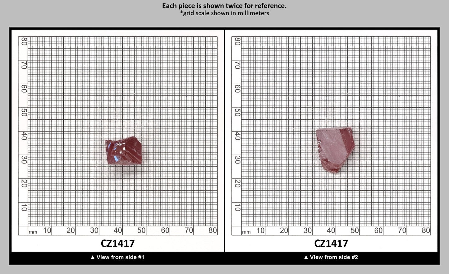 Mars Diamond Cubic Zirconia Faceting Rough for Gem Cutting - Various Sizes : CZ1417