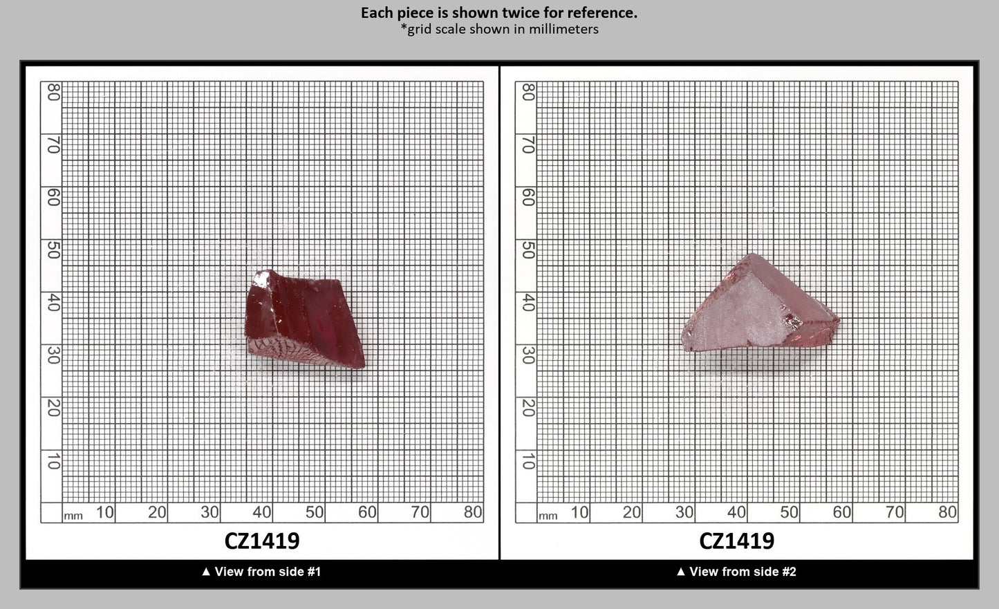 Mars Diamond Cubic Zirconia Faceting Rough for Gem Cutting - Various Sizes : CZ1419