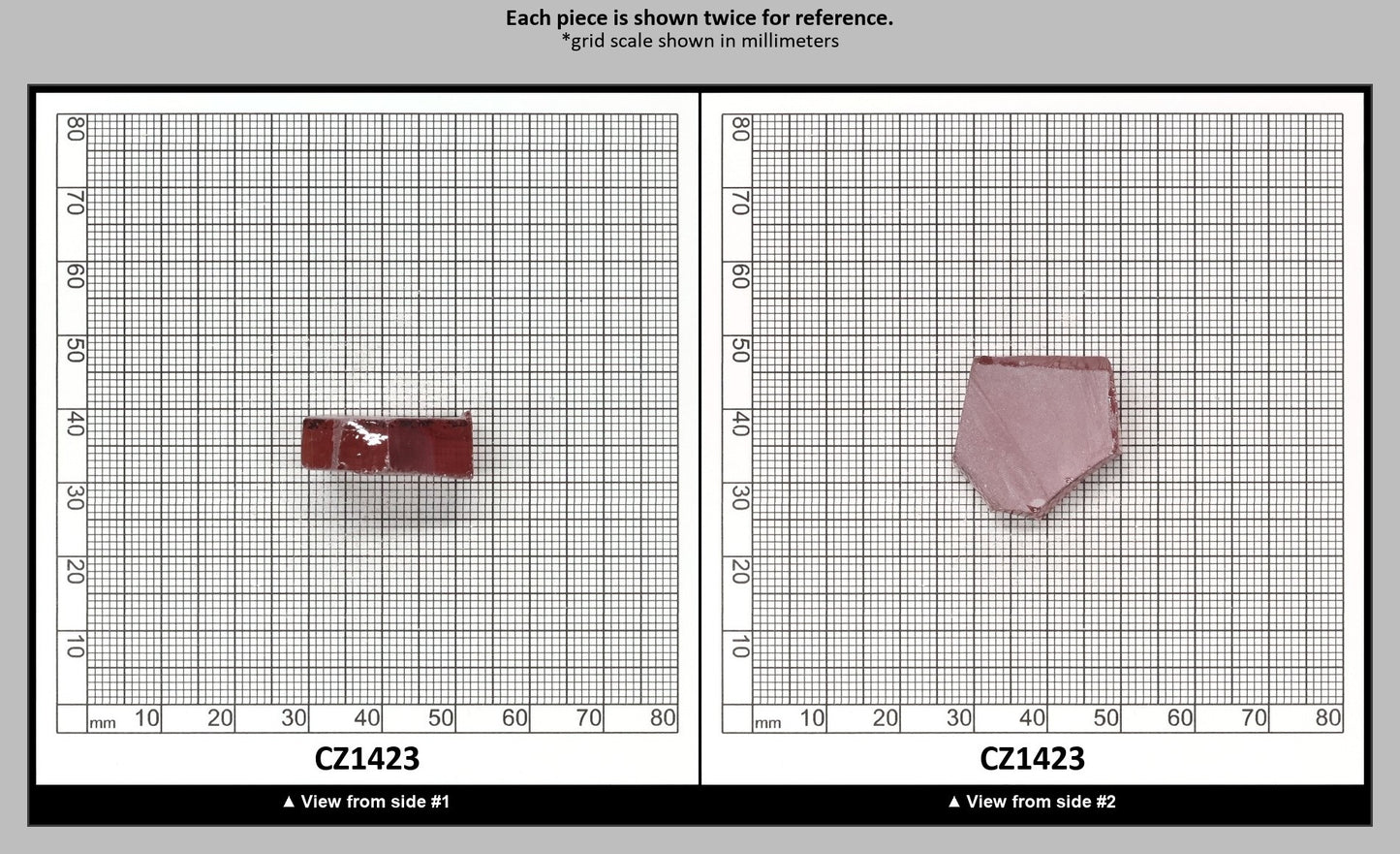 Mars Diamond Cubic Zirconia Faceting Rough for Gem Cutting - Various Sizes : CZ1423