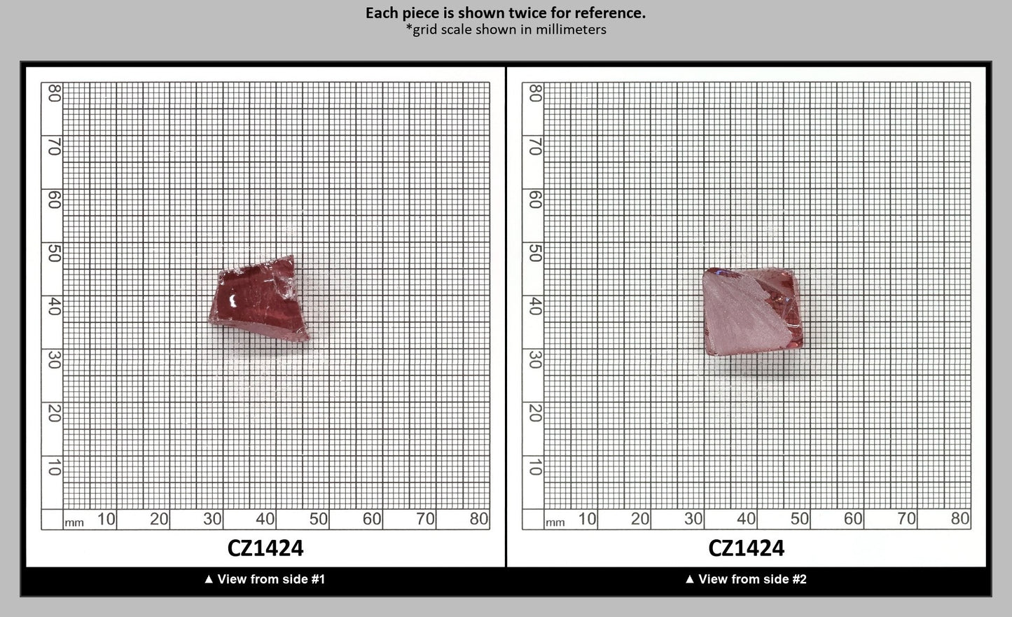 Mars Diamond Cubic Zirconia Faceting Rough for Gem Cutting - Various Sizes : CZ1424