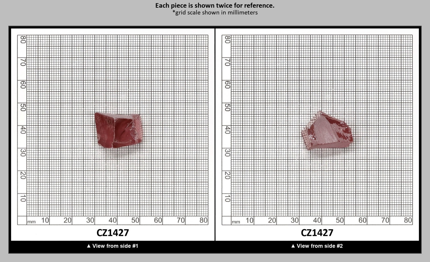 Mars Diamond Cubic Zirconia Faceting Rough for Gem Cutting - Various Sizes : CZ1427