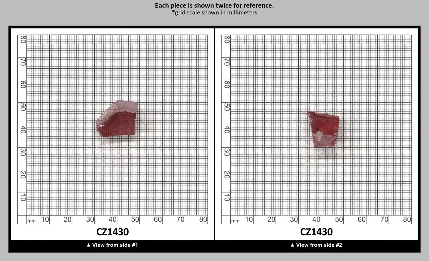 Mars Diamond Cubic Zirconia Faceting Rough for Gem Cutting - Various Sizes : CZ1430