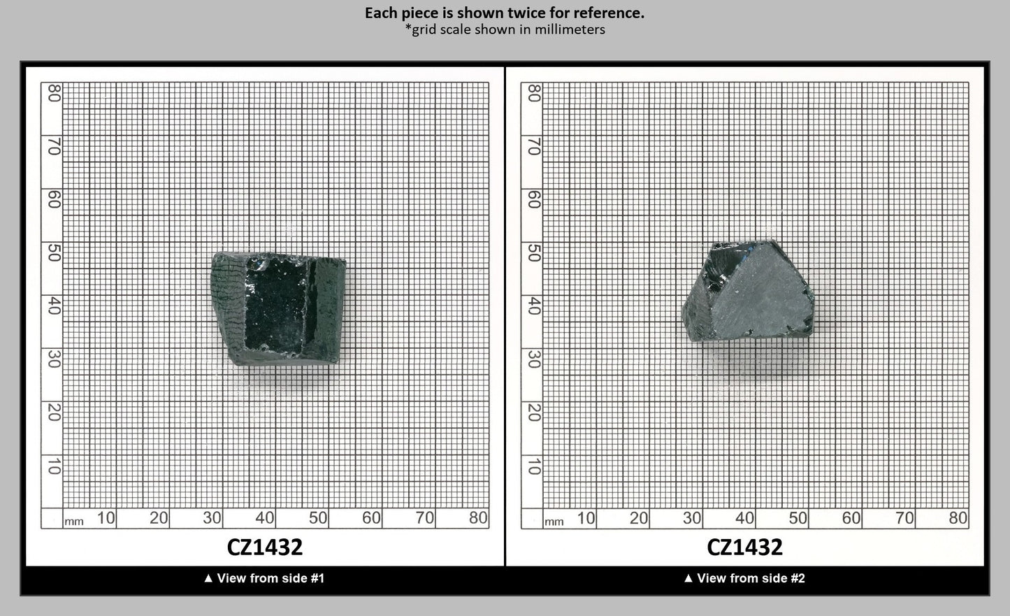 Emerald (Blueish) Cubic Zirconia Faceting Rough for Gem Cutting - Various Sizes : CZ1432