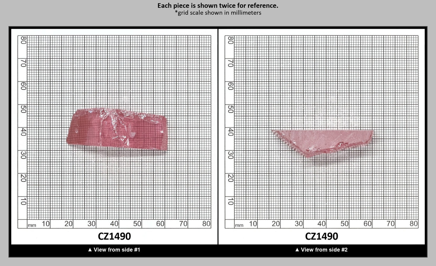 Royal Diamond Cubic Zirconia Faceting Rough for Gem Cutting - Various Sizes : CZ1490