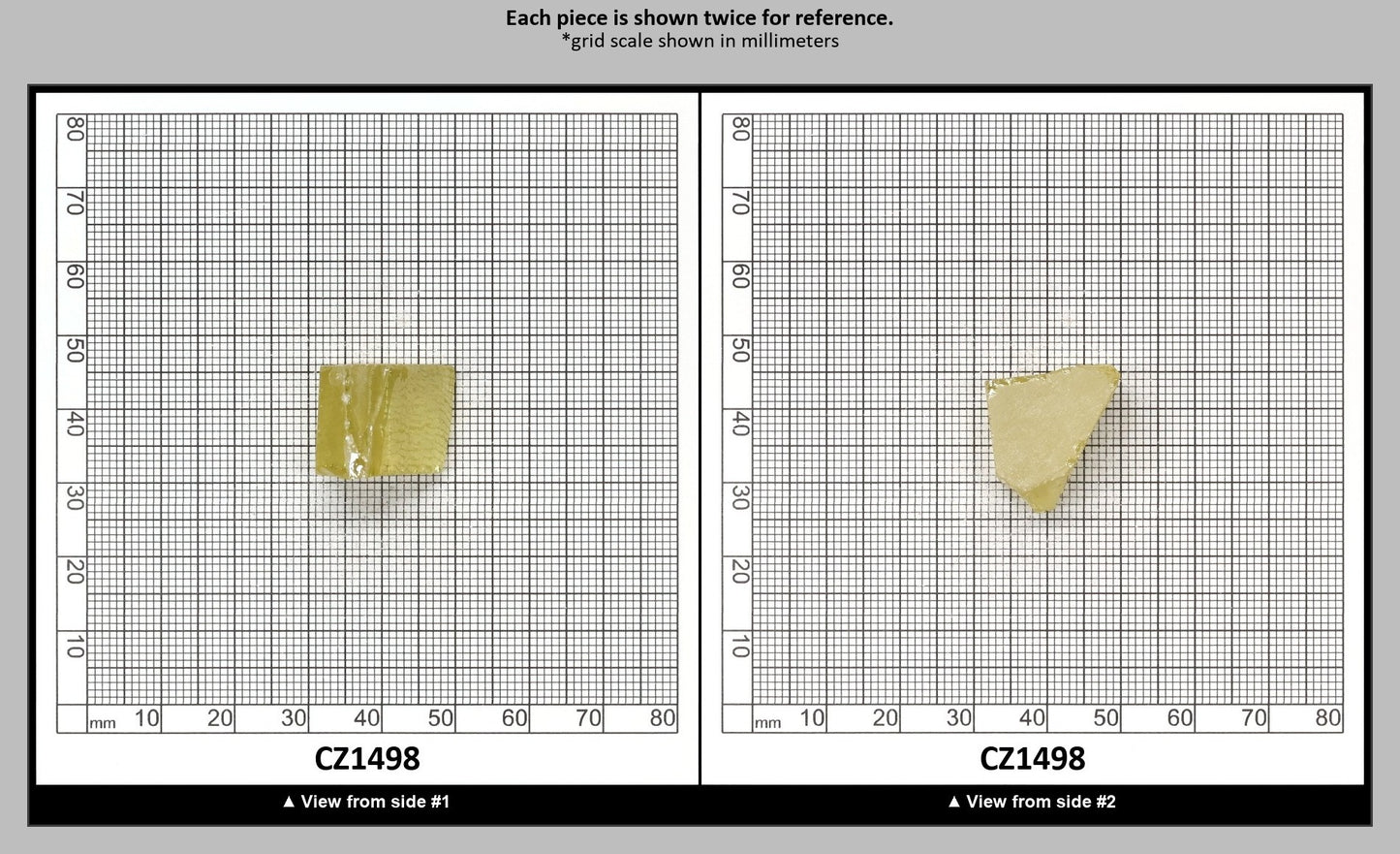 Canary Yellow Diamond Cubic Zirconia Faceting Rough for Gem Cutting - Various Sizes : CZ1498