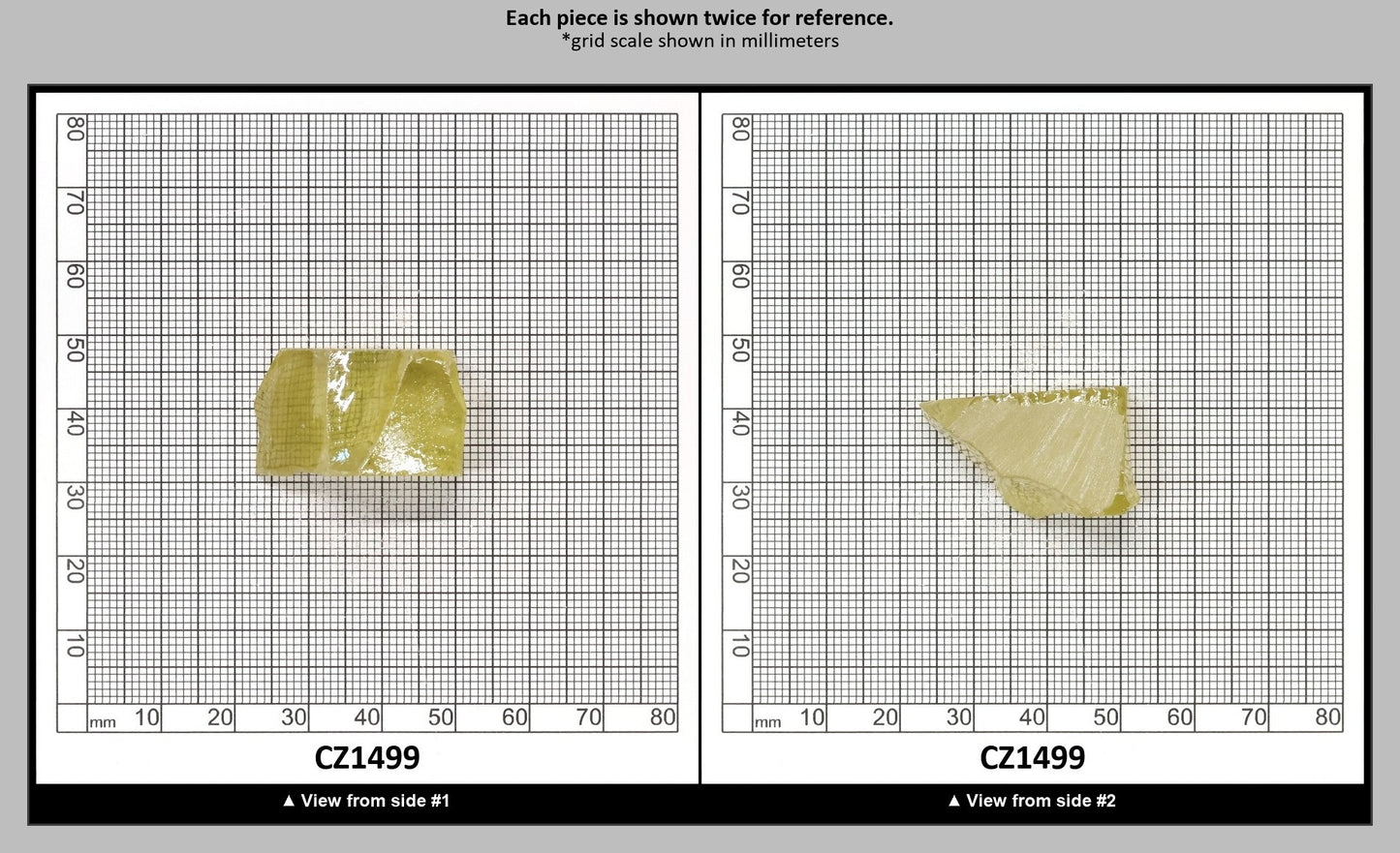 Canary Yellow Diamond Cubic Zirconia Faceting Rough for Gem Cutting - Various Sizes : CZ1499