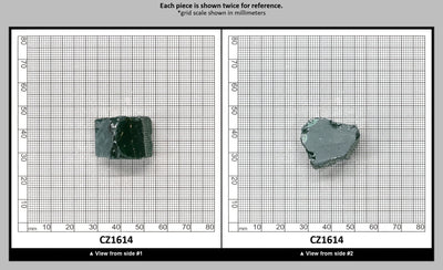Emerald Cubic Zirconia Faceting Rough for Gem Cutting - Various Sizes : CZ1614