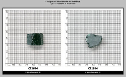 Emerald Cubic Zirconia Faceting Rough for Gem Cutting - Various Sizes : CZ1614