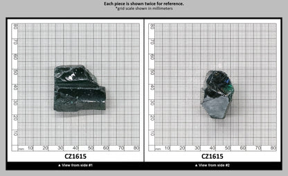 Emerald Cubic Zirconia Faceting Rough for Gem Cutting - Various Sizes : CZ1615