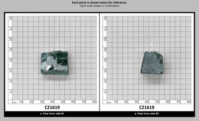 Emerald Cubic Zirconia Faceting Rough for Gem Cutting - Various Sizes : CZ1619