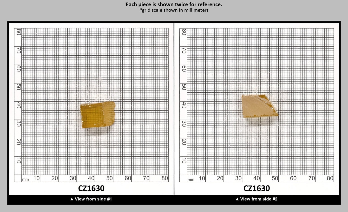 Golden Yellow Cubic Zirconia Faceting Rough for Gem Cutting - Various Sizes : CZ1630